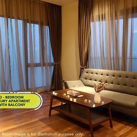 7Stonez Suites Geo38 Genting Highlands Exterior photo 3-bedroom apartment with balcony