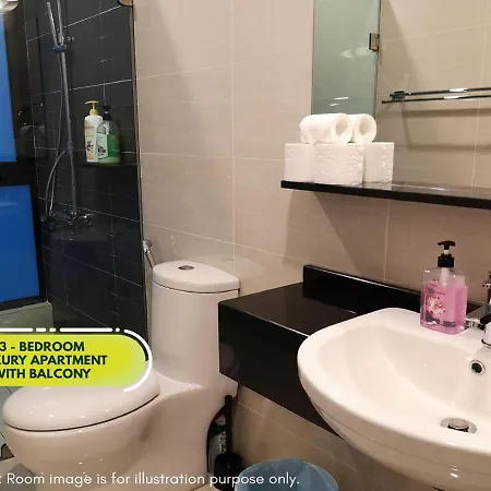 7Stonez Suites Geo38 Genting Highlands Exterior photo 3-bedroom bathroom